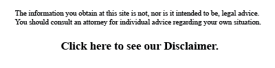 Click here to see our Disclaimer.